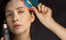 A woman with foreo products in her hands