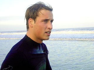 Prince William gives relaxed surfer vibes- the perfect chance for him to reconnect with Harry
