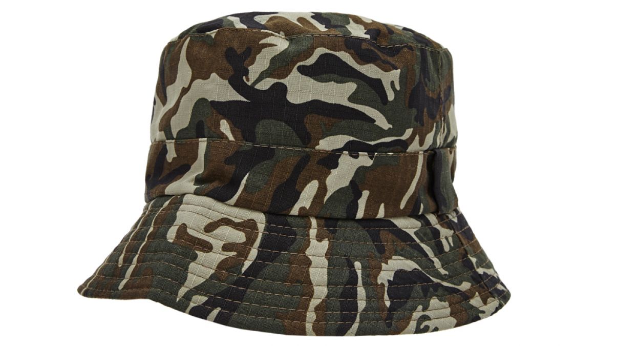 Camouflage bucket hat