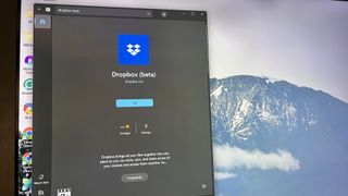 Dropbox beta app in Windows 11