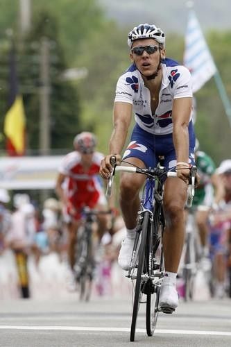 Philippe Gilbert (Fran&ccedil;aise Des Jeux) arrives