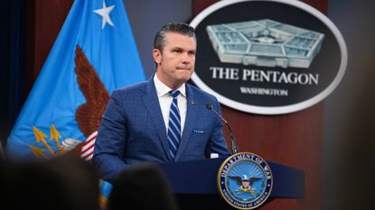 Defense Secretary Pete Hegseth at Pentagon Press briefing