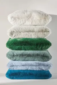 Anthropologie Sophie Faux-Fur Pillow