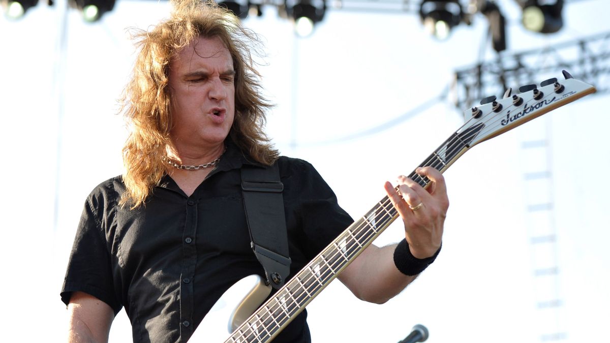 David Ellefson onstage in 2010