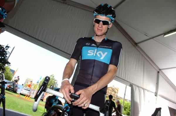 Michael Rogers (Sky) is back racing on home roads.