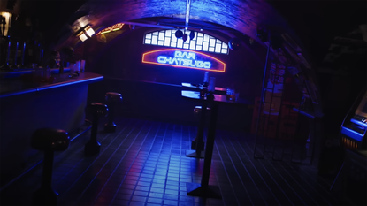 Neuromancer on Apple TV+ (the Chatsubo bar)
