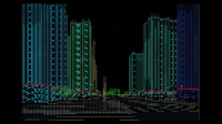 ASCII cyberpunk city prototype runs on a Rust WebAssembly engine and WebGL shaders