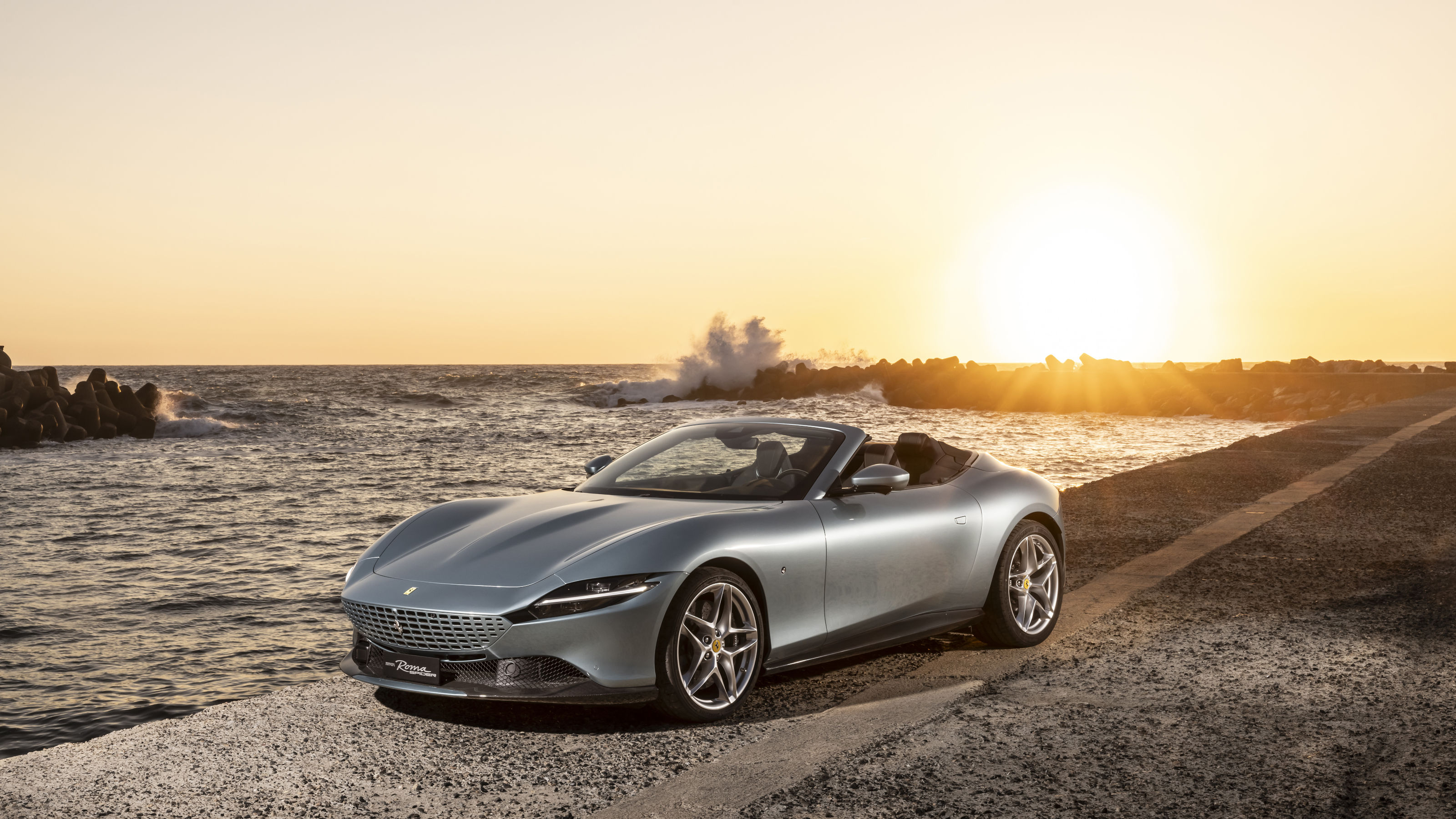 Ferrari Roma Spider front view