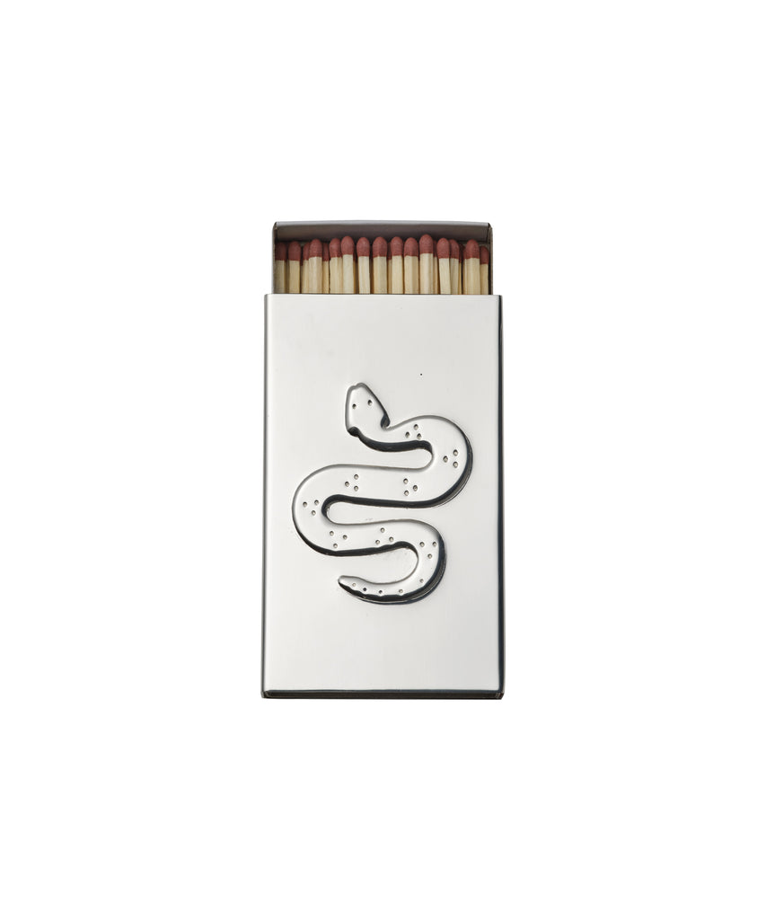 Matilda Goad Serpent Matchbox Sleeve, Silver