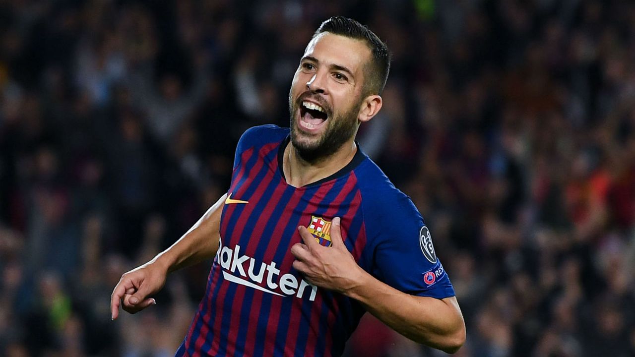 Barcelona and Spain left-back Jordi Alba is a target for Man Utd and Juventus