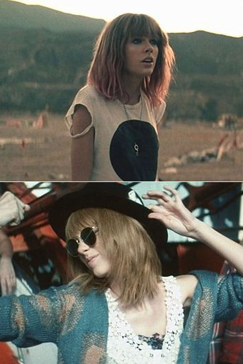 The sunglasses in Gucci Taylor Swift in her music video Look What