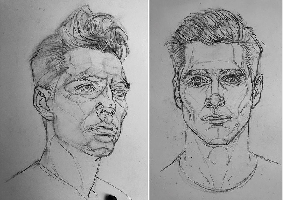 15 tips for drawing heads realistically - How to draw a head: A ...