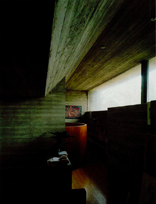 Van Wassenhove House sleeping area interior