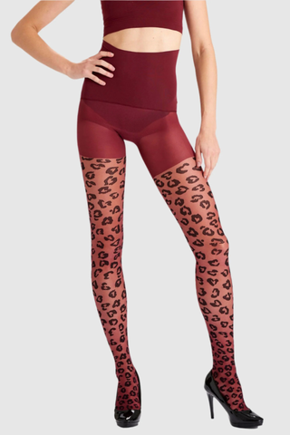 Heist leopard tights