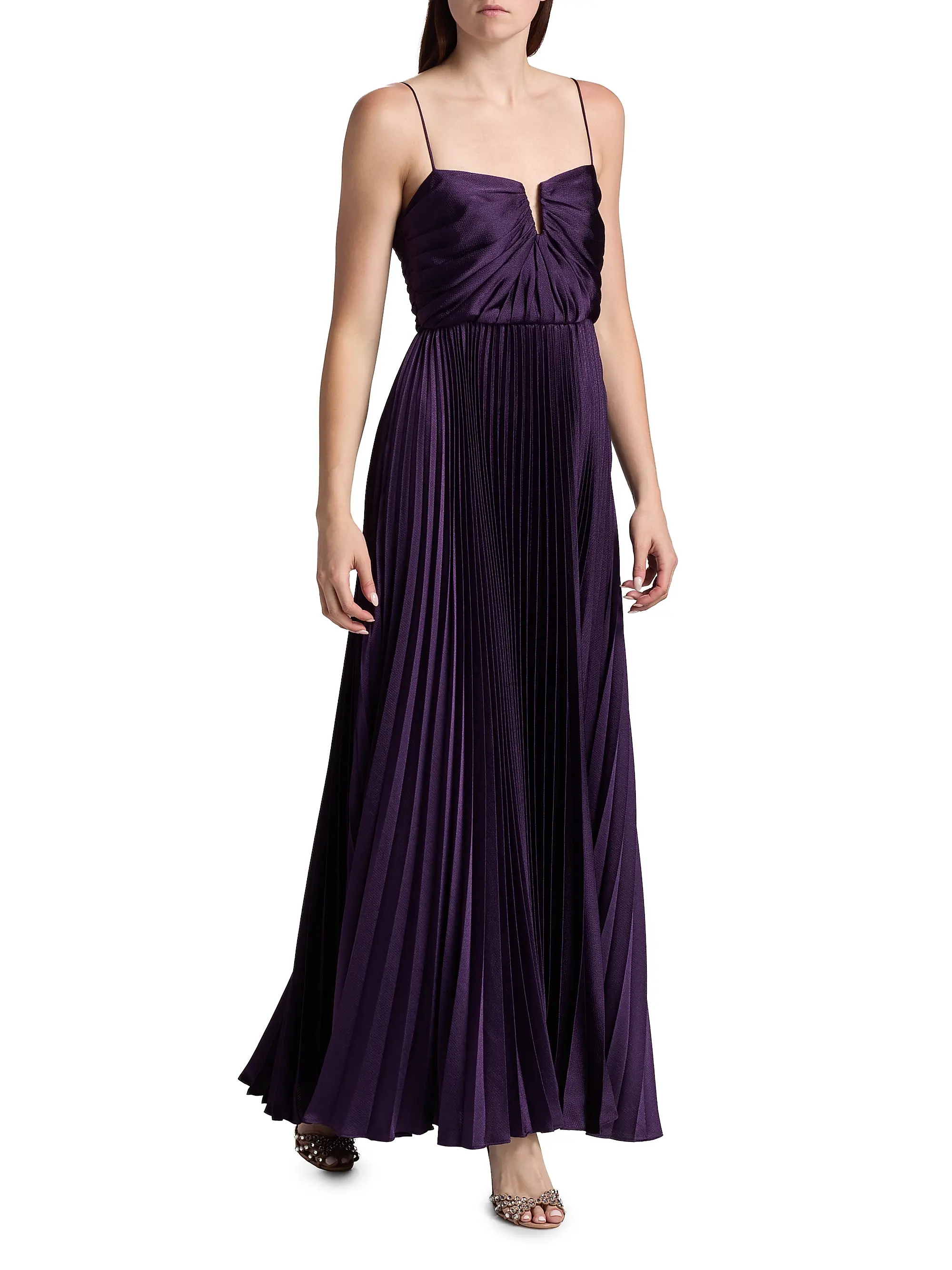 Annna Hammered Satin Gown