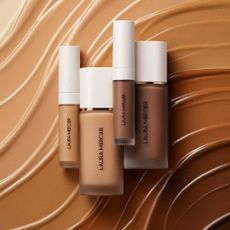 Laura Mercier foundation shades and concealer shades.