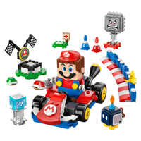 Mario Kart - Interactive Lego Mario & Standard Kart | View at Lego- Price: - Ages: - Pieces: - Minifigures: - Item number: