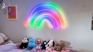 GE Cync neon rope lights rainbow