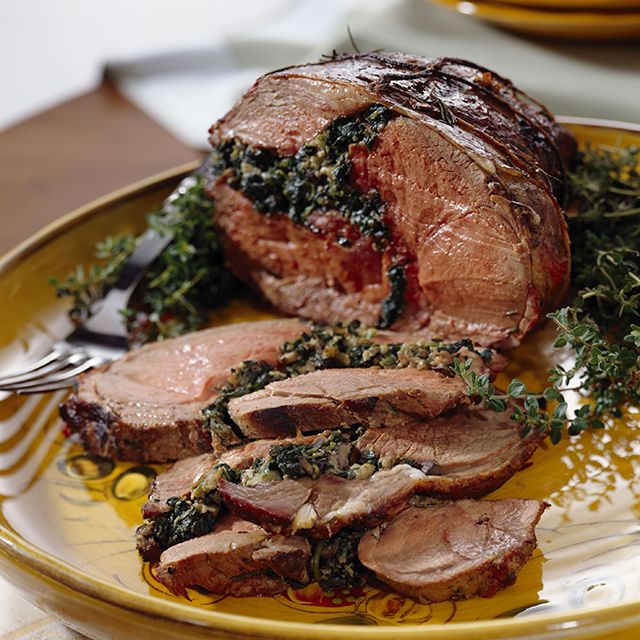 stuffed deboned lamb