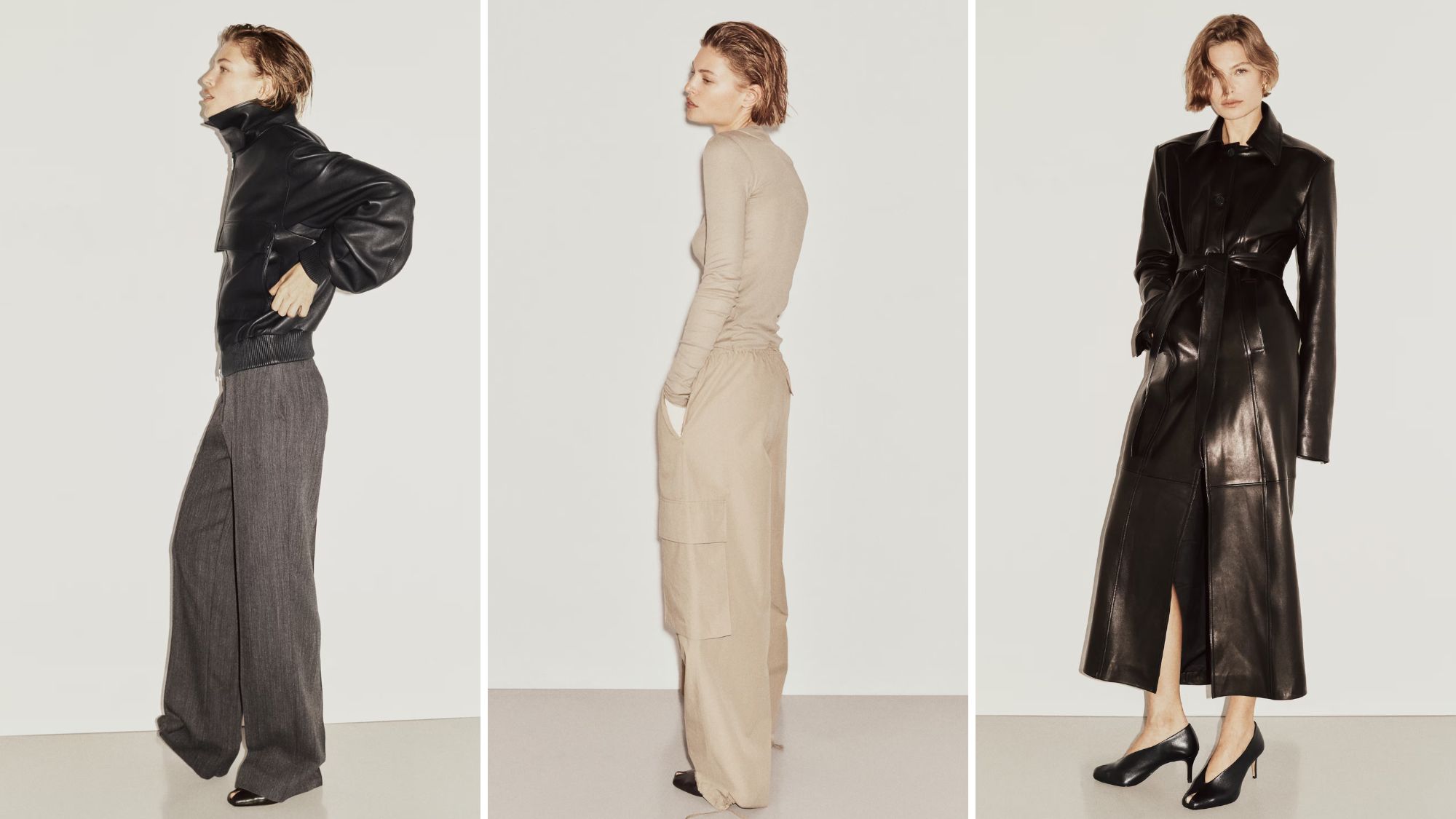 models wearing clothes from the new H&amp;M studio collection