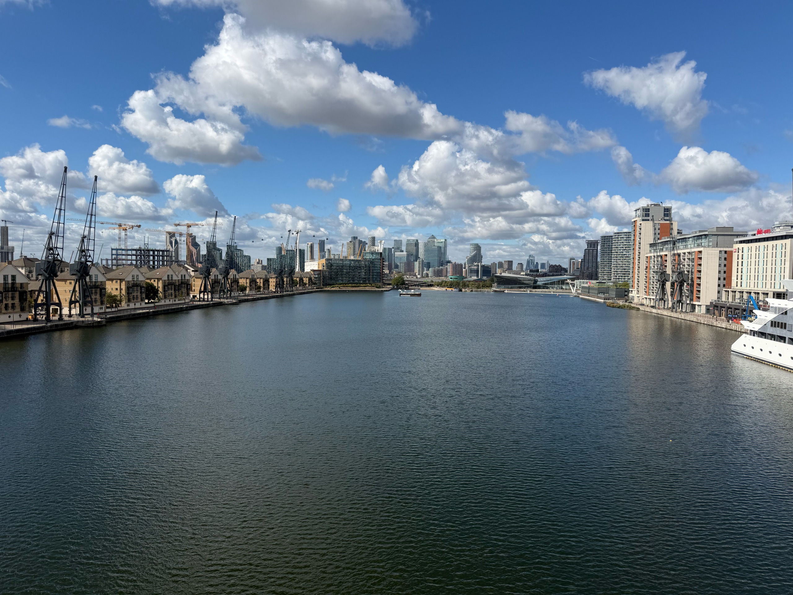 View of the docklands, London