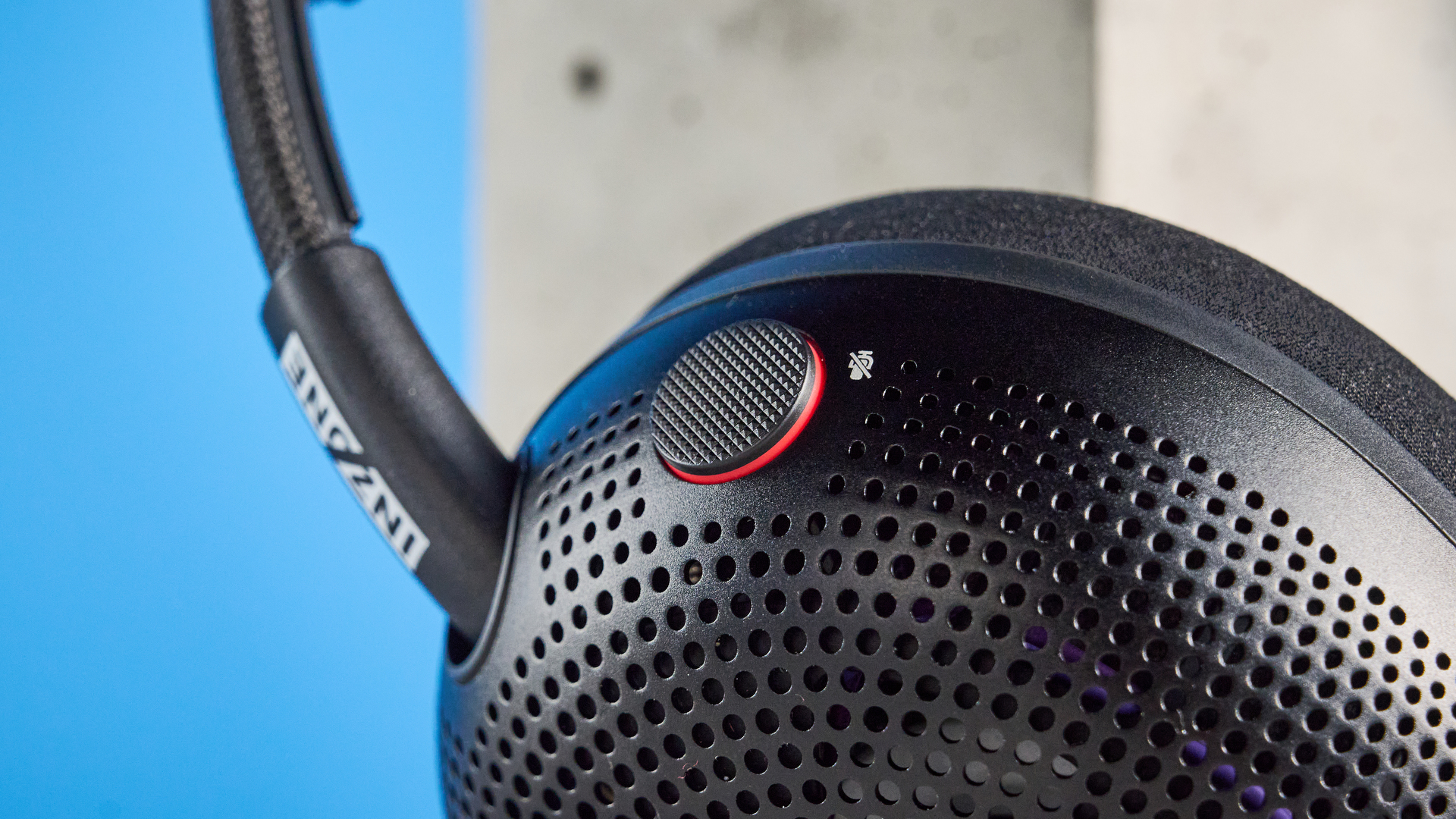 A black Sony Inzone H6 Air open-back gaming headset