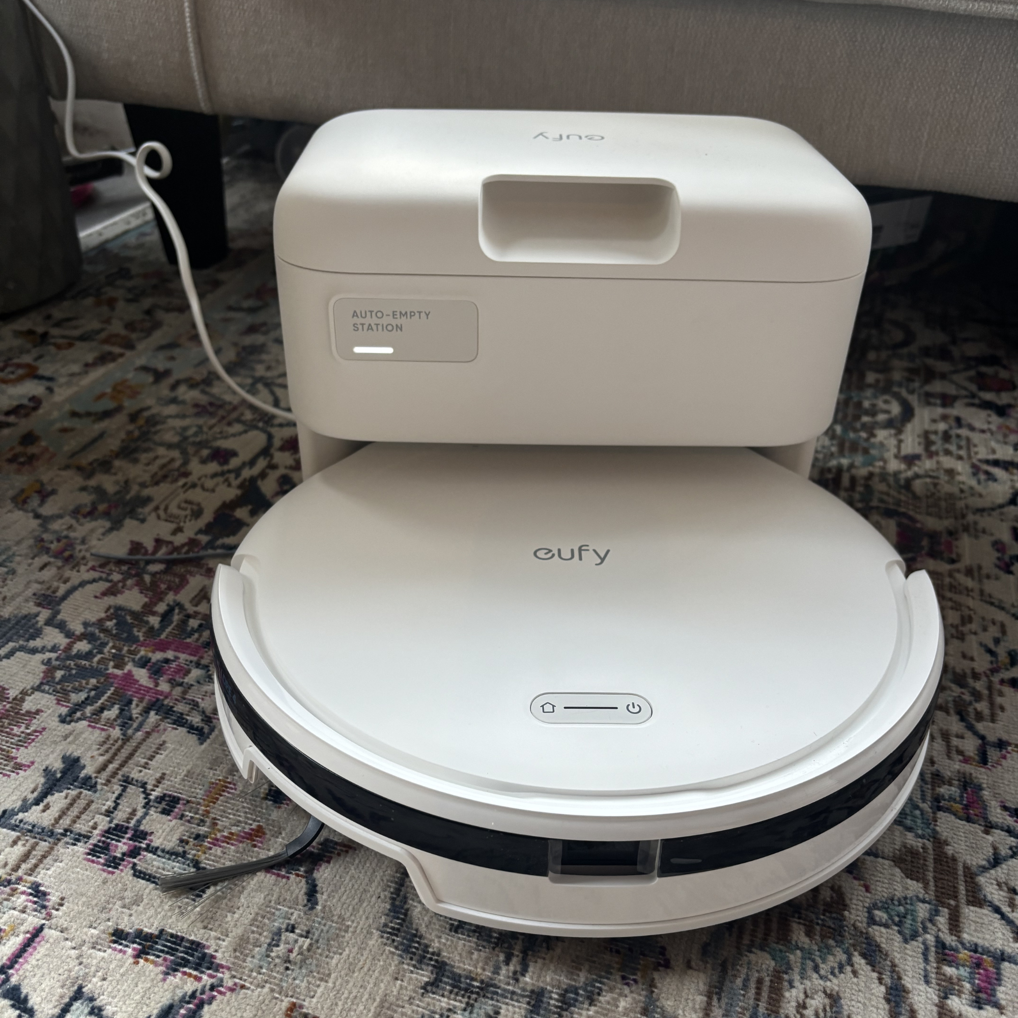 Eufy C10 charging in docking station