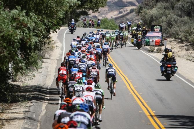 A Peter Sagan fan cheers on the passing peloton