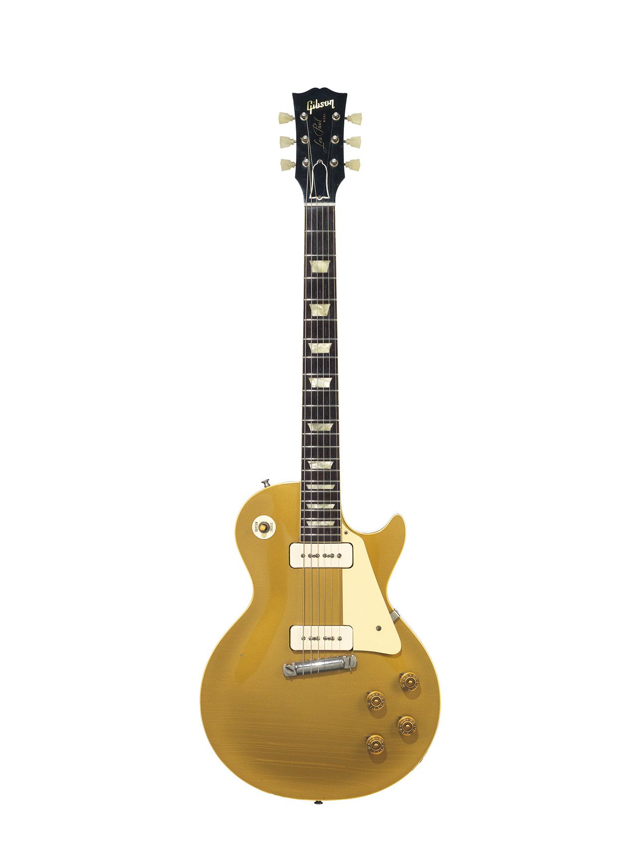 Gold Gibson Les Paul