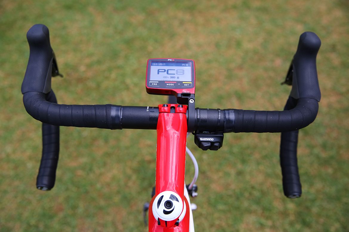 Trek-Segafredo are also using SRM PC8 heads