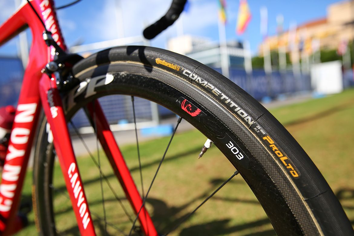 Katusha Alpecin are using Continental tyres