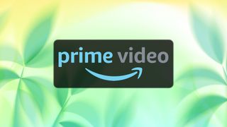 Prime Video logo on a green leafy background