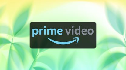 Prime Video logo on a green leafy background