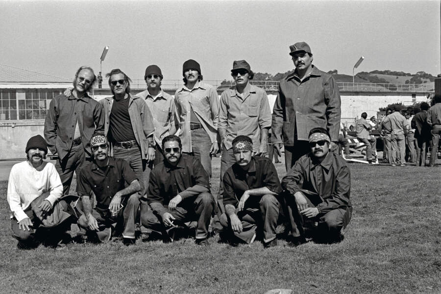 Gang members at San Quentin