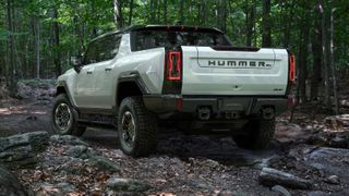 GMC Hummer EV Edition1 in the woods
