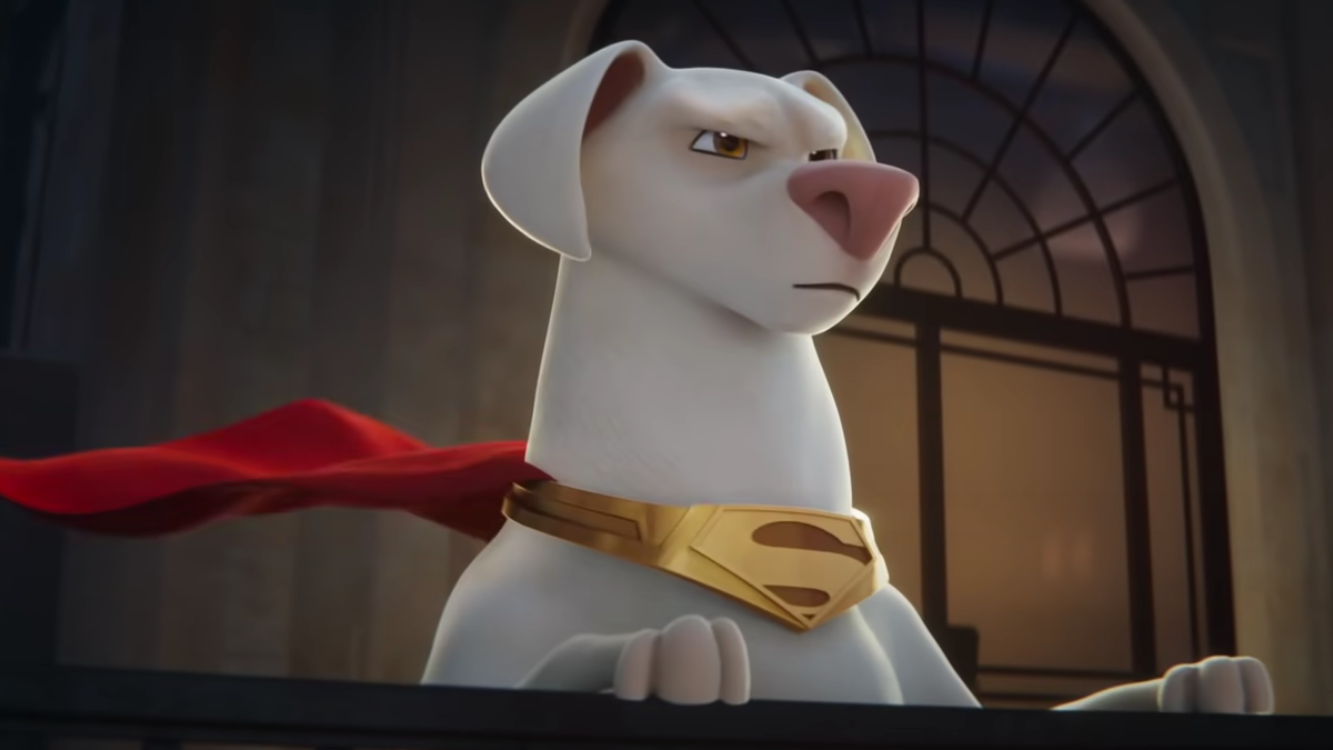 Krypto in DC&#039;s League of Super Pets.