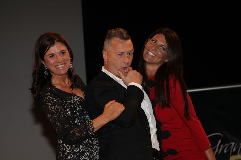 Alessia Piccolo, Al&eacute; Cipollini Galassia President and singer Paolo Belli