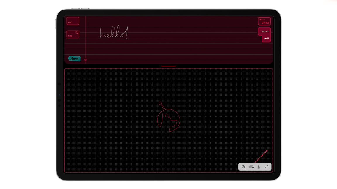 Astropad Slate; handwriting on an iPad as a tablet