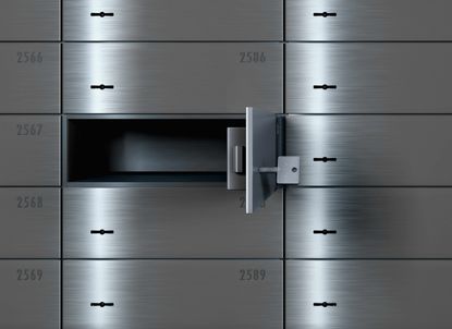 Empty Safe Deposit Box