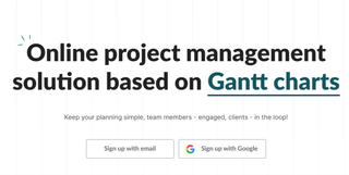 Website screenshot for GanttPRO