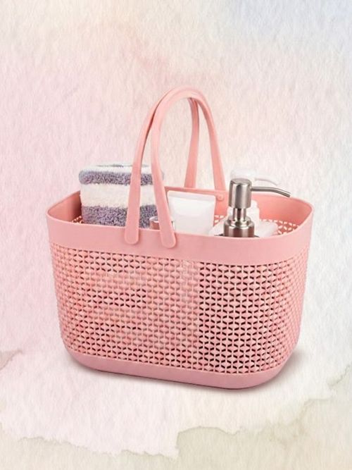 Plastic Organizer Storage Baskets With Handles