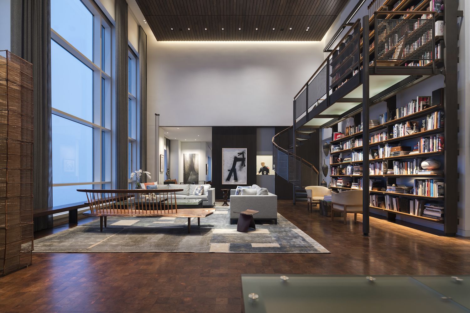 This industrial-inspired penthouse loft boasts chic interiors and ... - Industrial Loft Penthouse Apartment Interior Design Themes