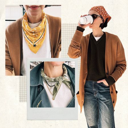 Jane Herman in various banadanas