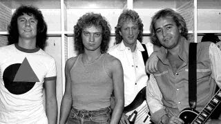 Foreigner posing for a photograph in 1980