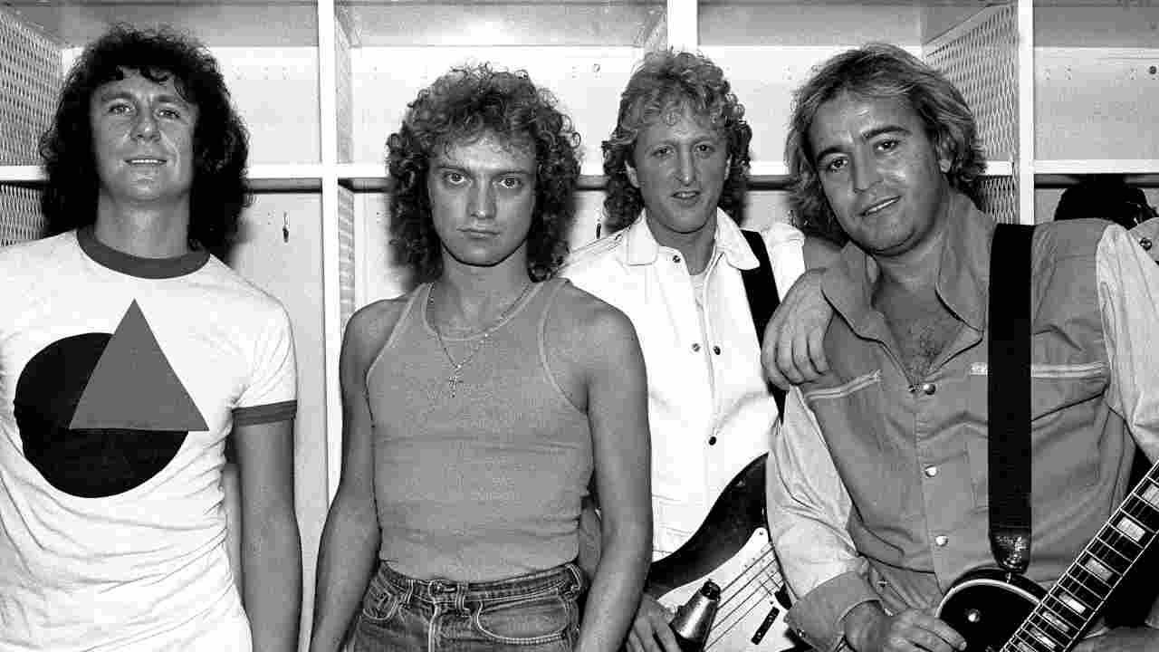 Foreigner posing for a photograph in 1980