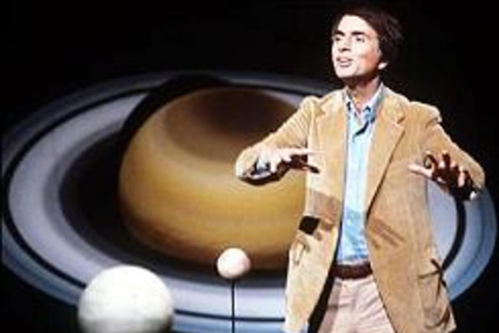 Carl Sagan, the proto-science celeb.