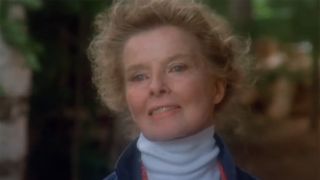 Katharine Hepburn in the trailer for On Golden Pond.