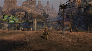 A standard town in Stranger’s Wrath