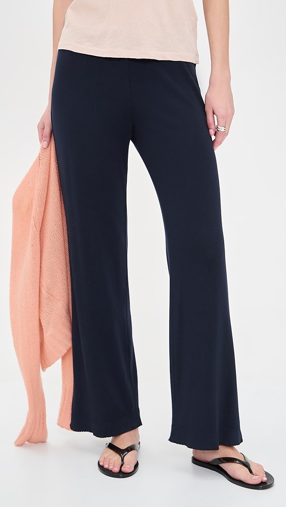 Donni. the Baby Scallop Sweatpants