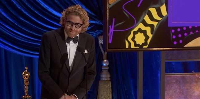 Erik Messerschmidt wins the Oscar for best cinematography for 'Mank'